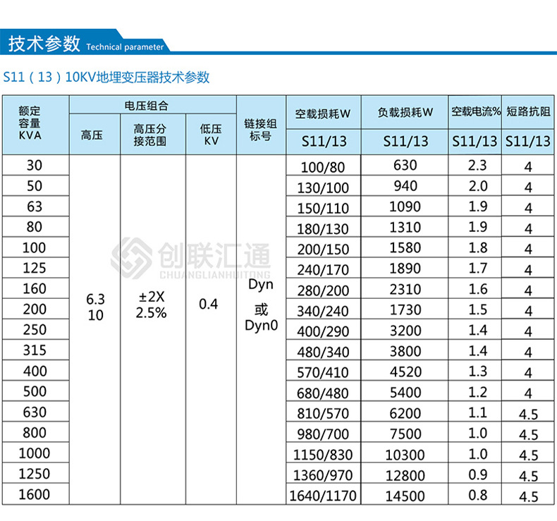 地埋變壓器s11 三相油浸式電力變壓器全銅節能型規格齊全廠(chǎng)家直銷(xiāo)示例圖6